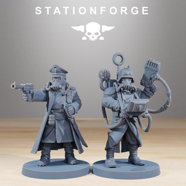 3D Printed GrimGuard Combatants x10 by StationForge Miniatures