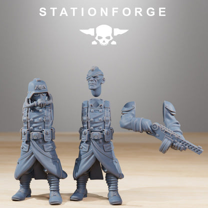 3D Printed GrimGuard Combatants x10 by StationForge Miniatures