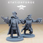 3D Printed GrimGuard Officers by StationForge Miniatures