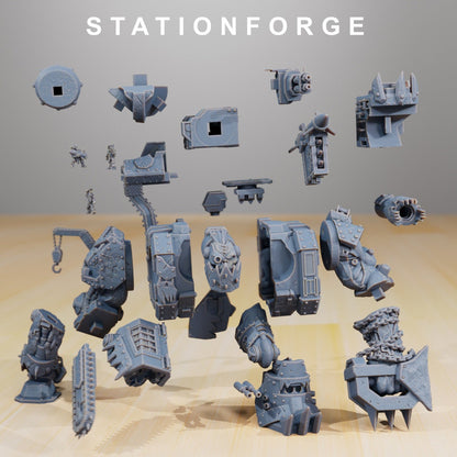 3D Printed Orkaz Mega Steppa by StationForge Miniatures