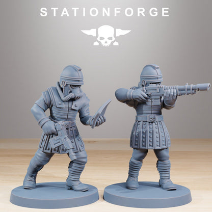 3D Printed GrimGuard Vexillatio x10 by StationForge Miniatures