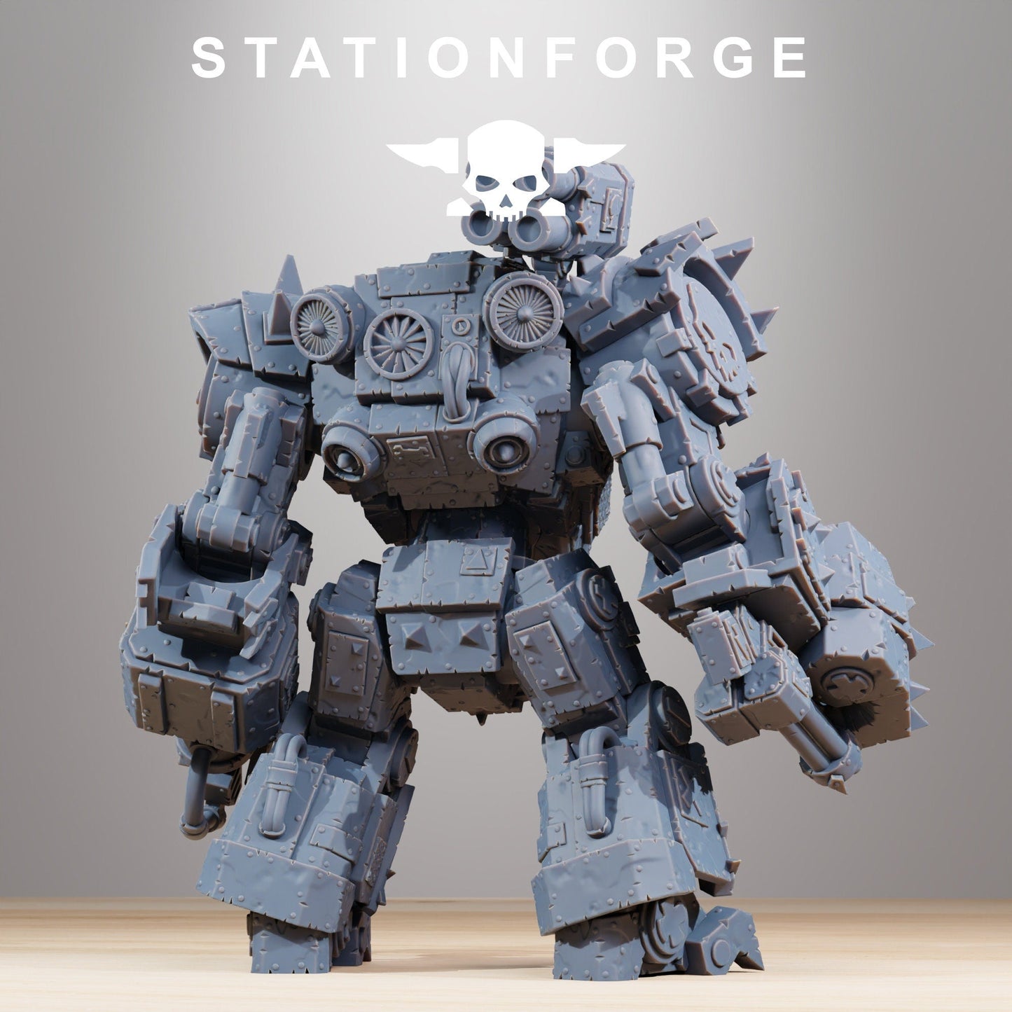 3d Printed Ork Walkantor by StationForge Miniatures
