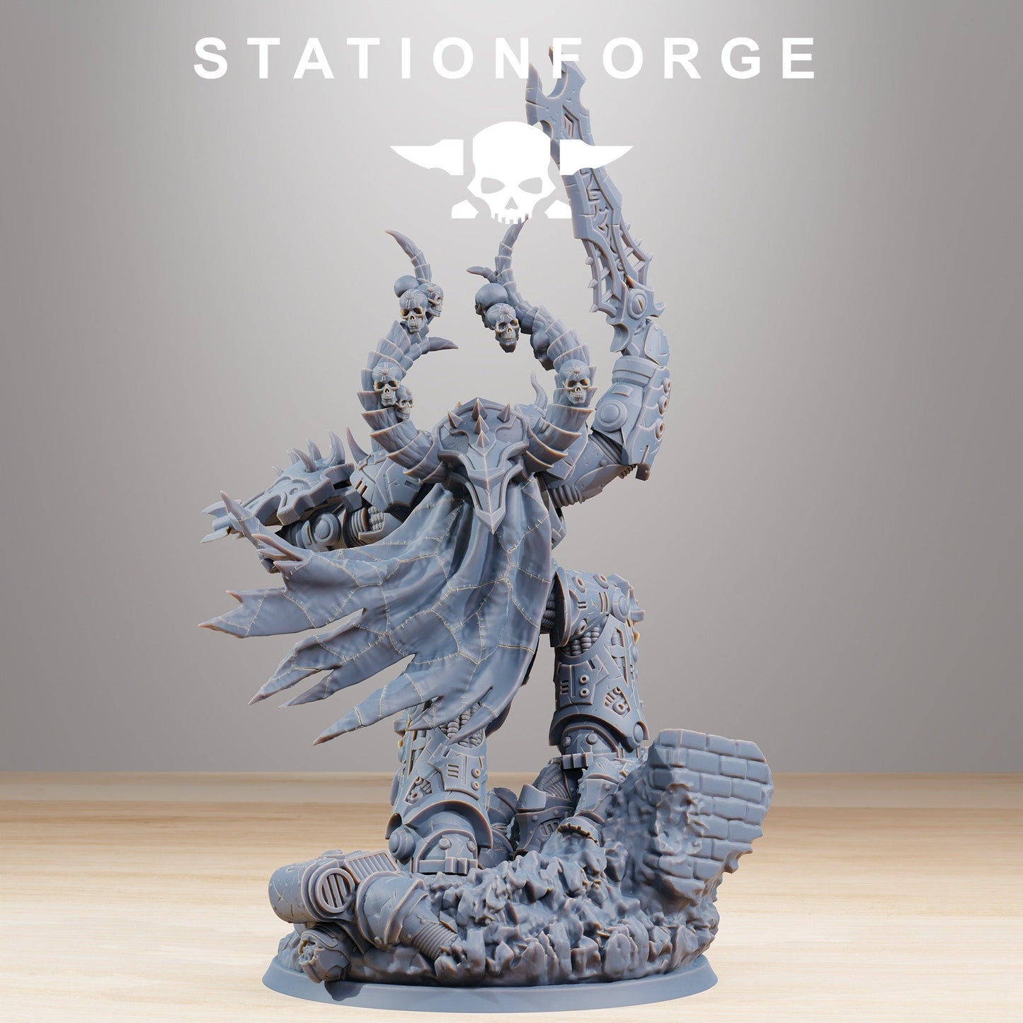 3D Printed Corrupted Archon by StationForge Miniatures
