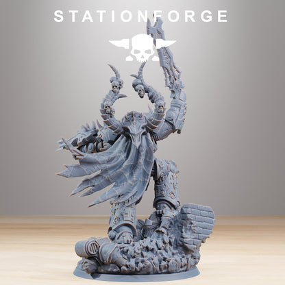 3D Printed Corrupted Archon by StationForge Miniatures