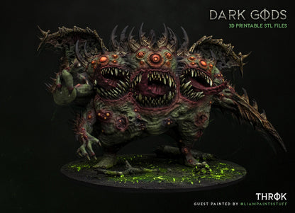 3D Printed Throk, Master of the Hunt by Dark Gods Miniatures