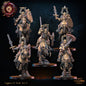 3D Printed Skull Collector Knights x5 by Lost Kingdom Miniatures