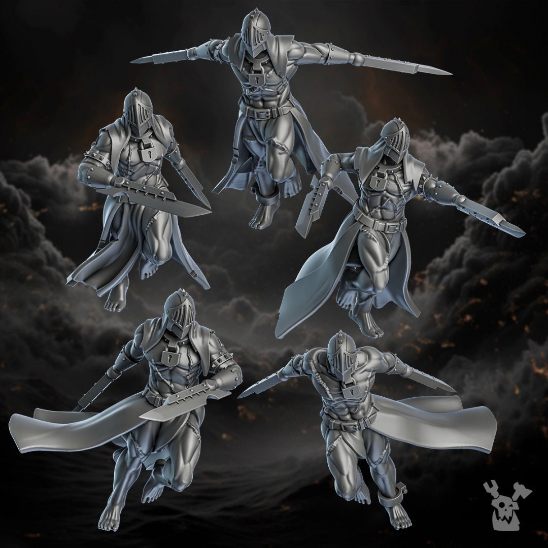 3d Printed Unrepentants by DakkaDakka Miniatures