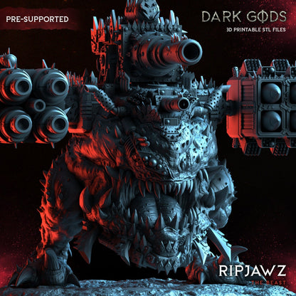 3D Printed RipJawz by Dark Gods Miniatures