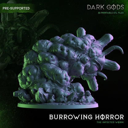3D Printed Burrowing Horror by Dark Gods Miniatures