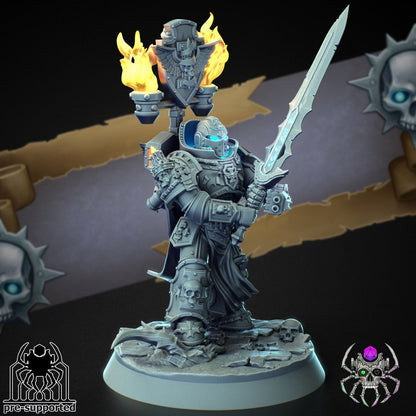 3D Printed High Warden of Demon Hunters by EightLegsMiniatures