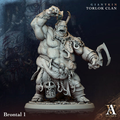 3D Printed Brontal by Archvillain Games
