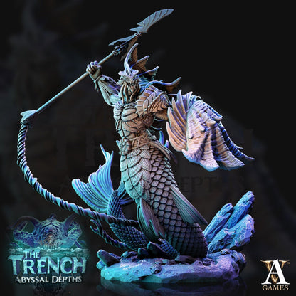 3D Printed Merrow by Archvillain Games