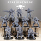 3D Printed Vaskar Freedom Fighters x10 by StationForge Miniatures