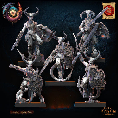 3D Printed Succubi Squad x10 by Lost Kingdom Miniatures