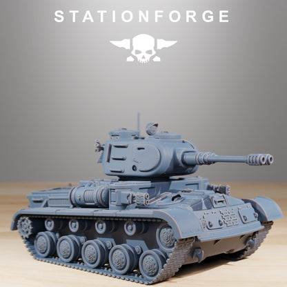 3D Printed GrimGuard Heavy Tank by StationForge Miniatures