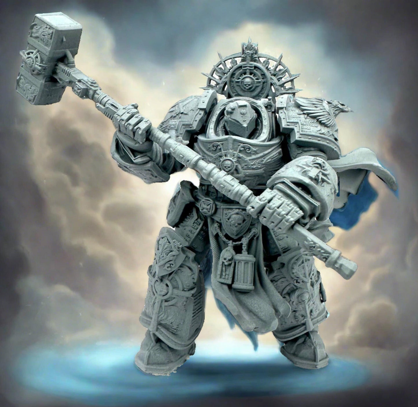 3D Printed Knight of Purity by 3DArtGuy Miniatures