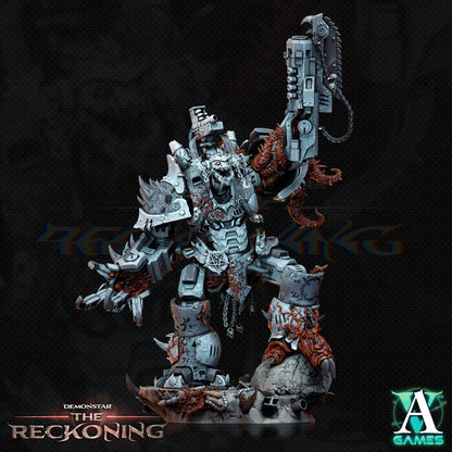 3D Printed Chaosbred Devastators by Archvillain Games