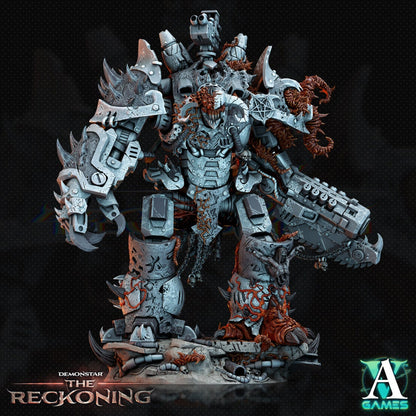 3D Printed Chaosbred Devastators by Archvillain Games