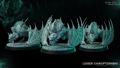 3D Printed Lesser Chirropterrors by Dark Gods Miniatures