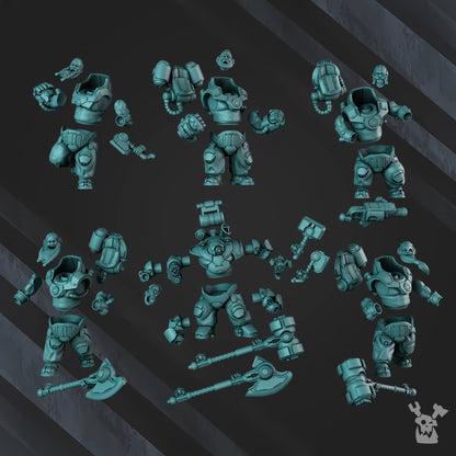 3d Printed Mithril Clan Sentinels by DakkaDakka Miniatures