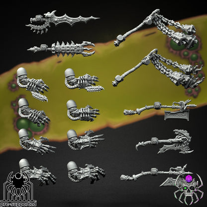 3D Printed Plague Bringers in Heavy Armor by EightLegsMiniatures