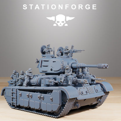 3D Printed GrimGuard Heavy Tank by StationForge Miniatures