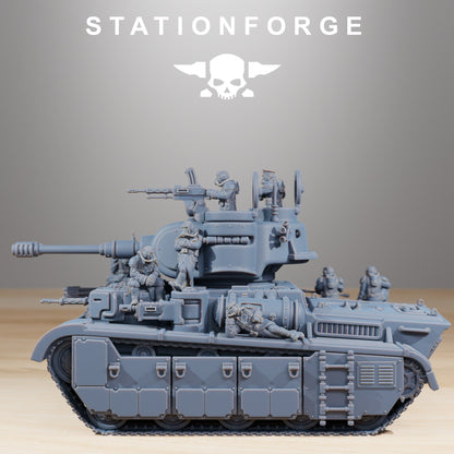 3D Printed GrimGuard Heavy Tank by StationForge Miniatures