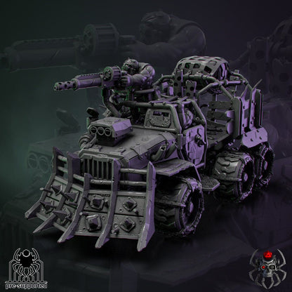 3D Printed Ork Wartruck by Eightlegs Miniatures