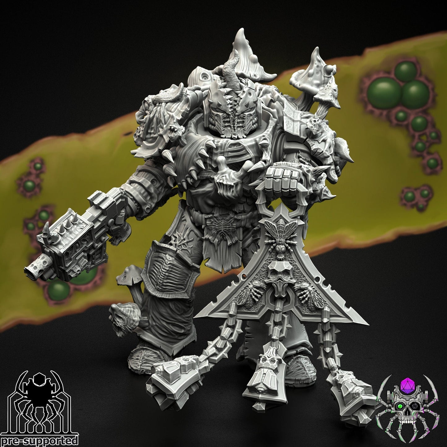 3D Printed Plague Bringer Battle Squad by EightLegsMiniatures