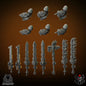 3D Printed Flame Lizards Weapons Kit by EightLegsMiniatures