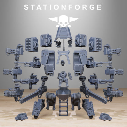3D Printed Vaskar Walker by StationForge Miniatures