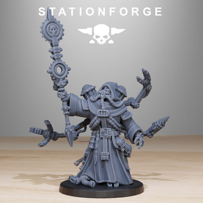 3D Printed Scavenger SynthPriest by StationForge Miniatures