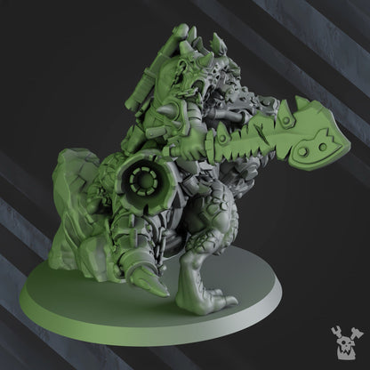 3d Printed Arzott Big Toof on Supahog by DakkaDakka Miniatures