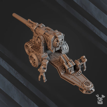 3D Printed Heavy Artillery Gun by DakkaDakka Miniatures