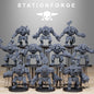 3D Printed Orkaz Bots Infantry by StationForge Miniatures