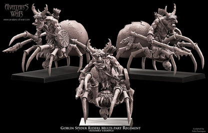 3D printed Goblin Spider Riders by Avatars of War