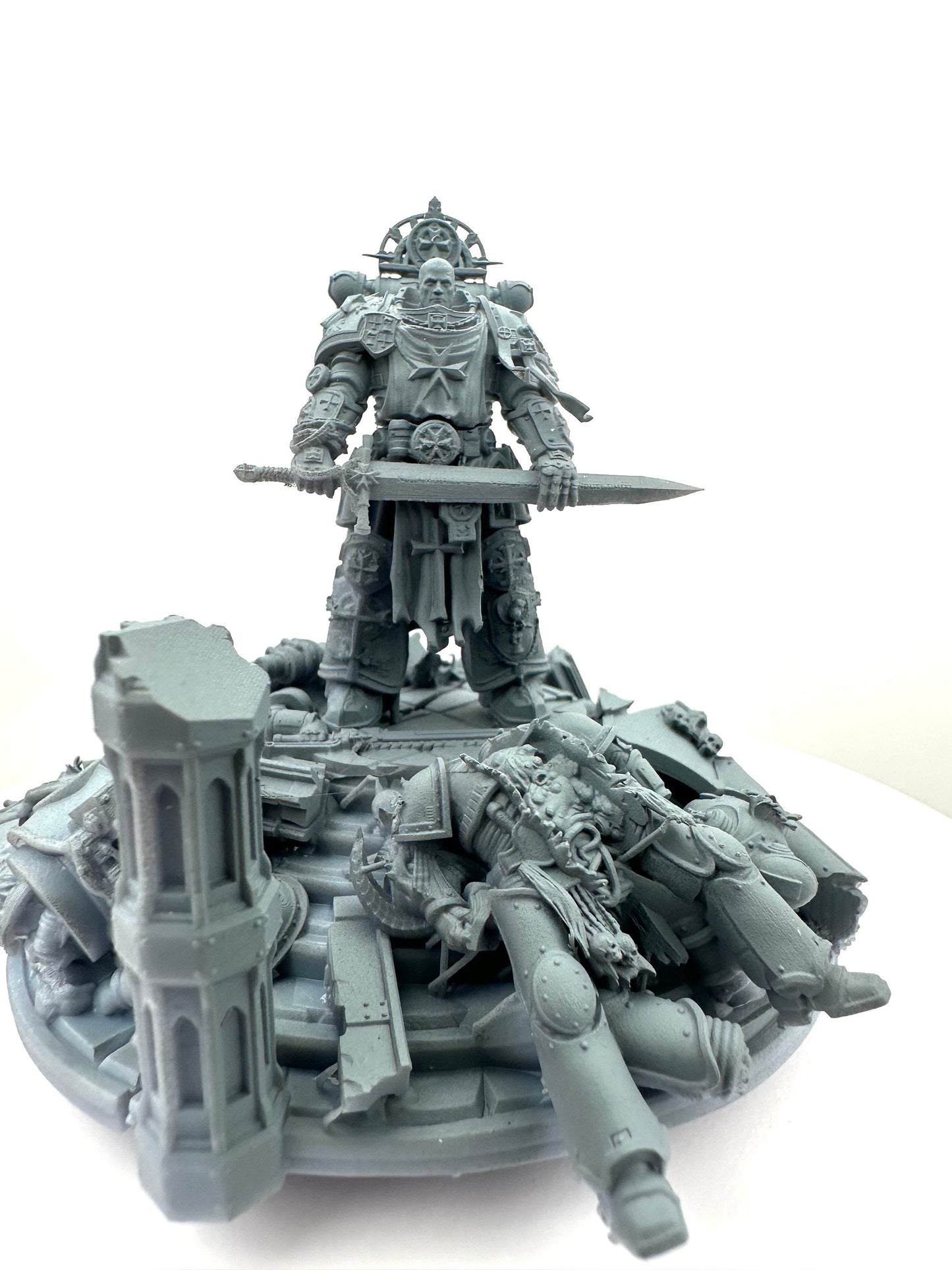 3D Printed High Templar Diorama 3DArtGuy Miniatures