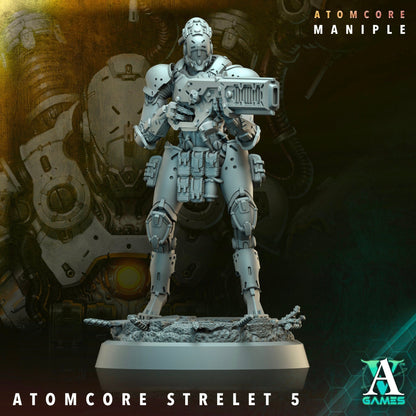 3D Printed Atomcore Strelet by Archvillain Games
