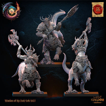3D Printed Feldrak Regiment by Lost Kingdom Miniatures