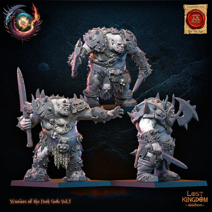 3D Printed Forsworn Regiment by Lost Kingdom Miniatures