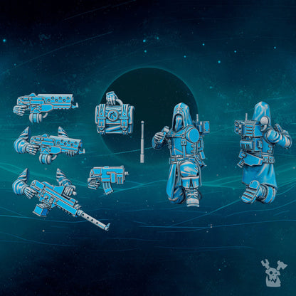 3d Printed Scylla Cultists by DakkaDakka Miniatures