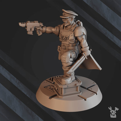 3d Printed Tank Commander George "Whizbang" Dillon by DakkaDakka Miniatures