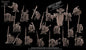 3D printed Goblin Spearmen Regiment x20 by Avatars of War