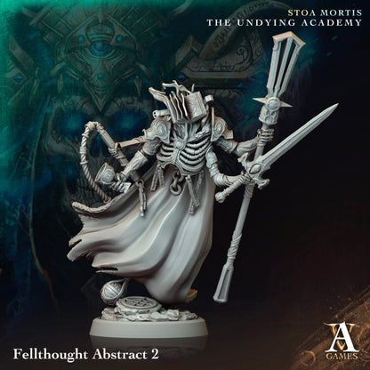 3D Printed Fellthought Abstract by Archvillain Games