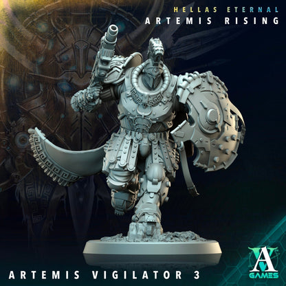 3D Printed Artemis Vigilator by Archvillain Games