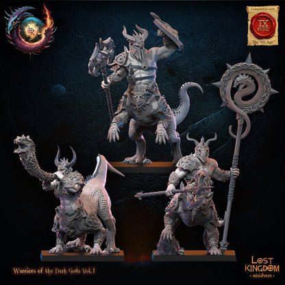 3D Printed Feldrak Command Group by Lost Kingdom Miniatures