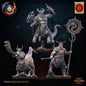 3D Printed Feldrak Command Group by Lost Kingdom Miniatures
