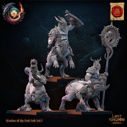 3D Printed Feldrak Command Group by Lost Kingdom Miniatures