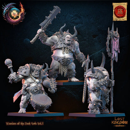 3D Printed Forsworn Command Group by Lost Kingdom Miniatures