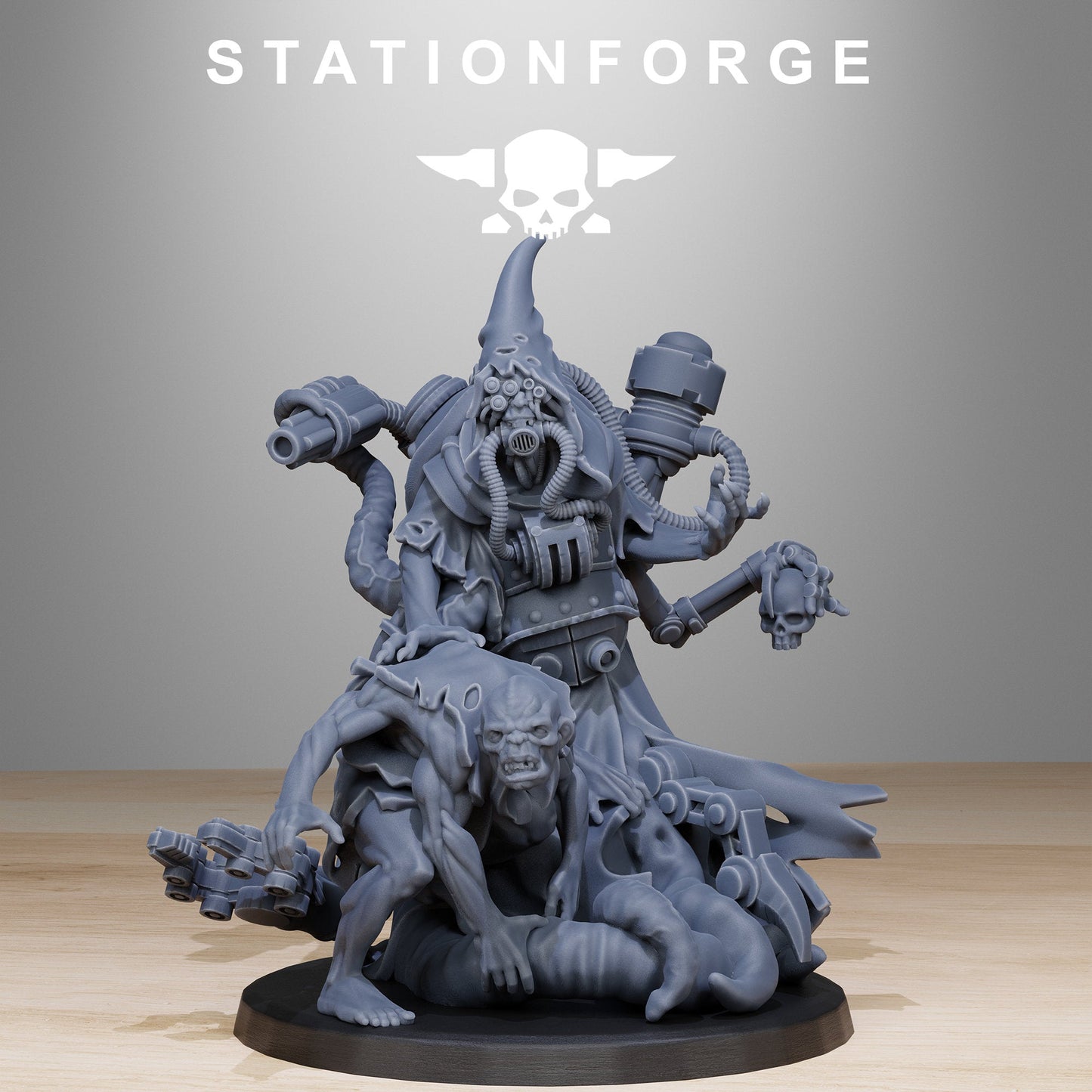 3D Printed Scavenger Lotharius by StationForge Miniatures